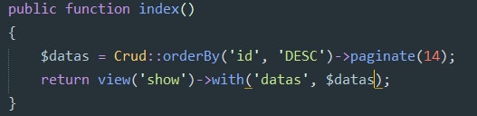 laravel read 